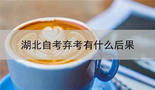 湖北自考弃考有什么后果