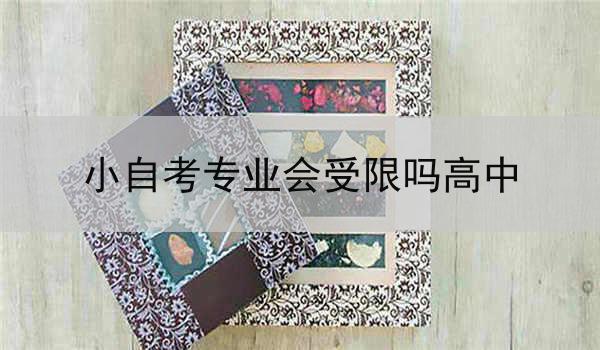 小自考专业会受限吗高中