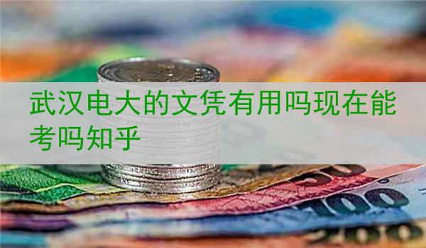 武汉电大的文凭有用吗现在能考吗知乎