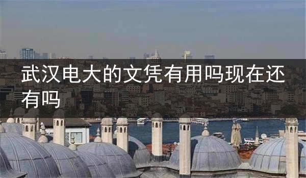 武汉电大的文凭有用吗现在还有吗