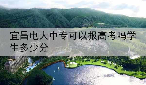 宜昌电大中专可以报高考吗学生多少分