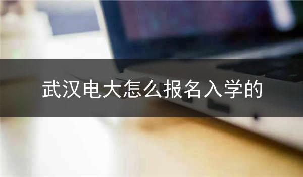 武汉电大怎么报名入学的
