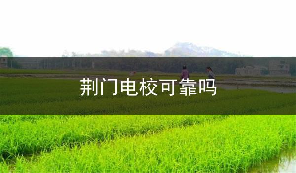 荆门电校可靠吗