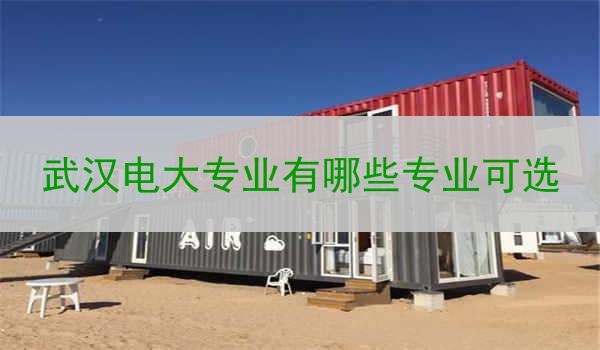 武汉电大专业有哪些专业可选