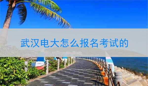 武汉电大怎么报名考试的