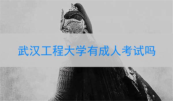 武汉工程大学有成人考试吗