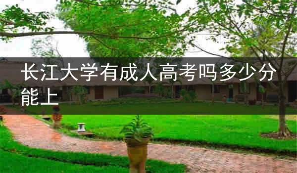 长江大学有成人高考吗多少分能上