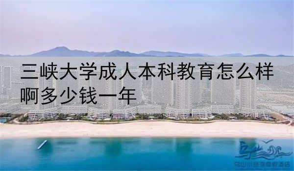 三峡大学成人本科教育怎么样啊多少钱一年