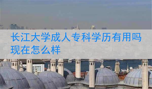 长江大学成人专科学历有用吗现在怎么样
