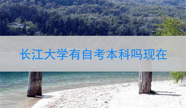 长江大学有自考本科吗现在