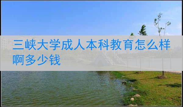 三峡大学成人本科教育怎么样啊多少钱