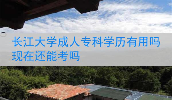 长江大学成人专科学历有用吗现在还能考吗