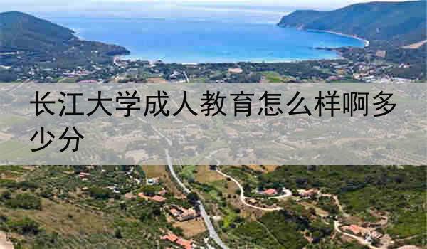 长江大学成人教育怎么样啊多少分